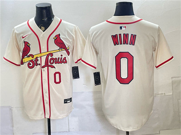 Masyn Winn St. Louis Cardinals cream Limited jersey