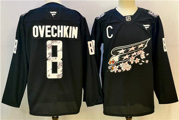 Alex Ovechkin Washington Capitals black jersey