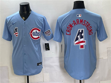 Pete Crow-Armstrong Chicago Cubs blue Limited jersey