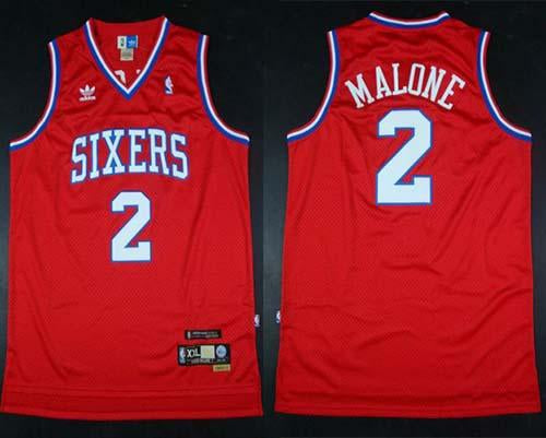 Philadelphia 76ers red Throwback jersey