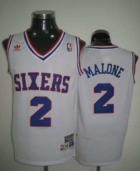 Philadelphia 76ers white Throwback jersey