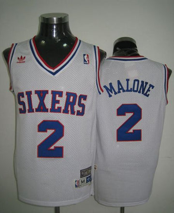 Philadelphia 76ers white Throwback jersey