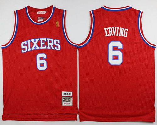 Philadelphia 76ers red Throwback jersey