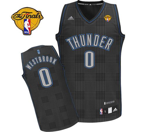 Russell Westbrook Oklahoma City Thunder black Fashion jersey