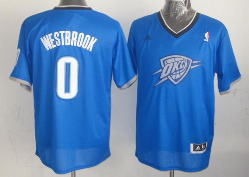 Russell Westbrook Oklahoma City Thunder blue jersey