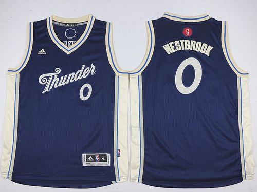 Russell Westbrook Oklahoma City Thunder blue jersey