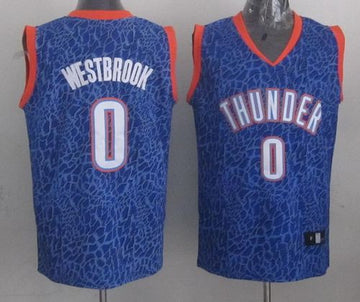 Russell Westbrook Oklahoma City Thunder blue jersey