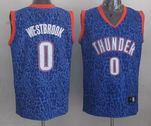 Russell Westbrook Oklahoma City Thunder blue jersey