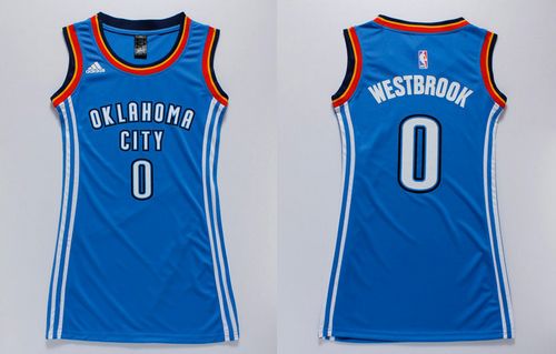 Russell Westbrook Oklahoma City Thunder blue jersey