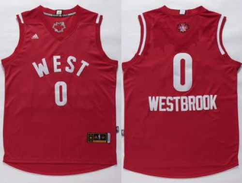 Russell Westbrook Oklahoma City Thunder red jersey