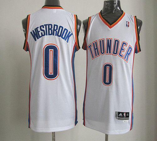 Russell Westbrook Oklahoma City Thunder white jersey