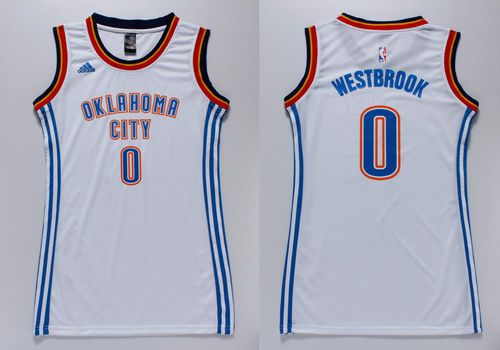 Russell Westbrook Oklahoma City Thunder white jersey