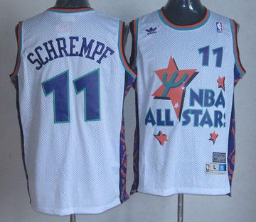Detlef Schrempf Oklahoma City Thunder white Throwback jersey