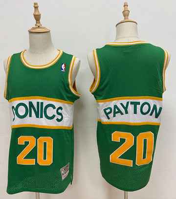 Gary Payton Oklahoma City Thunder green jersey