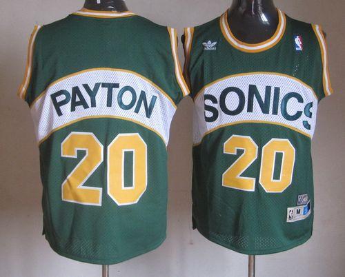 Gary Payton Oklahoma City Thunder green jersey