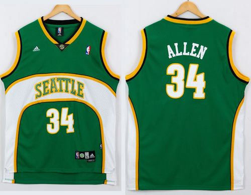 Ray Allen Oklahoma City Thunder green jersey