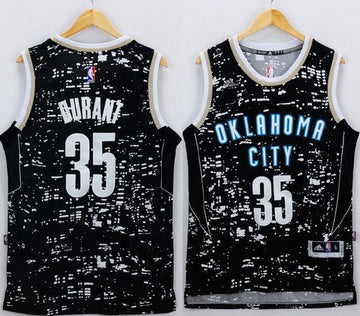 Kevin Durant Oklahoma City Thunder black jersey