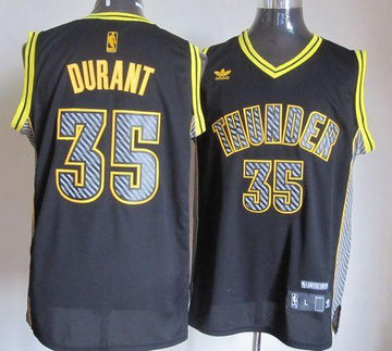 Kevin Durant Oklahoma City Thunder black Fashion jersey