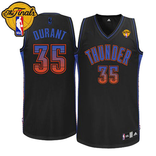 Kevin Durant Oklahoma City Thunder black Fashion jersey