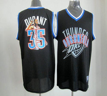 Kevin Durant Oklahoma City Thunder black Fashion jersey