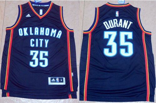 Kevin Durant Oklahoma City Thunder black Fashion jersey