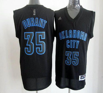 Kevin Durant Oklahoma City Thunder black jersey