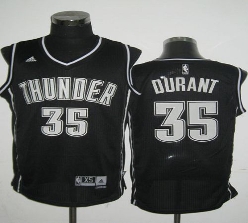 Kevin Durant Oklahoma City Thunder black Shadow jersey