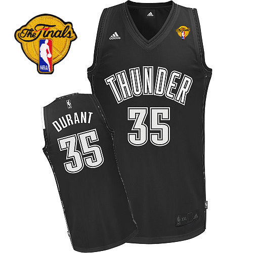 Kevin Durant Oklahoma City Thunder black-white jersey