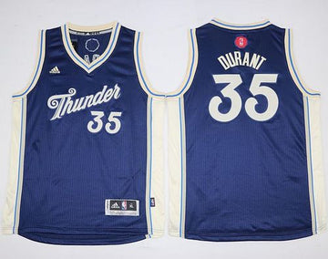 Kevin Durant Oklahoma City Thunder blue jersey