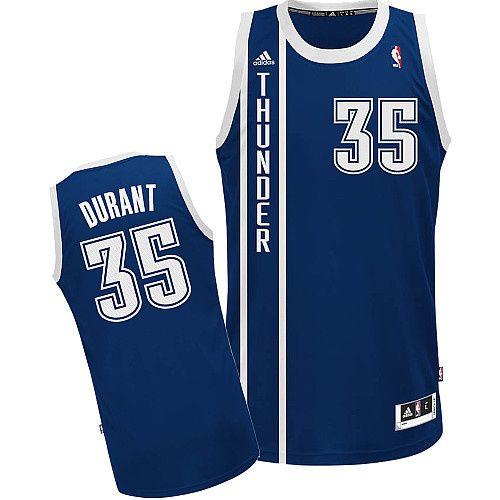 Kevin Durant Oklahoma City Thunder blue Alternate jersey