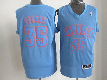Kevin Durant Oklahoma City Thunder blue Fashion jersey