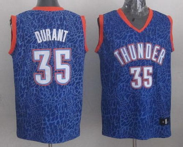 Kevin Durant Oklahoma City Thunder blue jersey