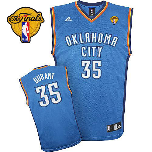 Kevin Durant Oklahoma City Thunder blue jersey