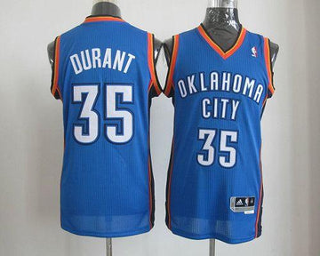 Kevin Durant Oklahoma City Thunder blue jersey