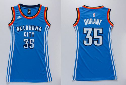 Kevin Durant Oklahoma City Thunder blue jersey