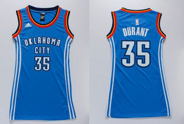 Kevin Durant Oklahoma City Thunder blue jersey