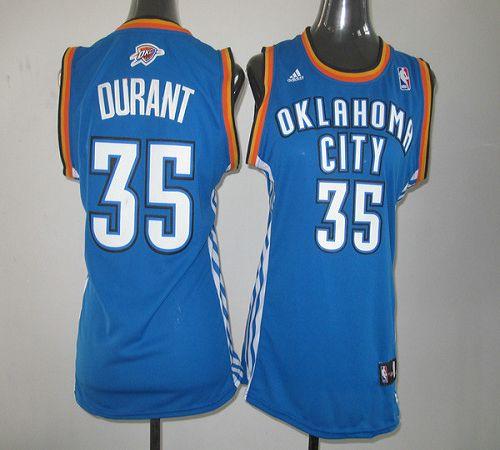 Kevin Durant Oklahoma City Thunder blue Road jersey