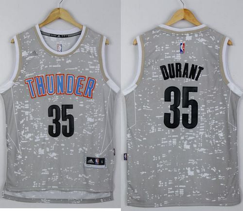 Kevin Durant Oklahoma City Thunder grey jersey