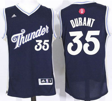 Kevin Durant Oklahoma City Thunder navy jersey