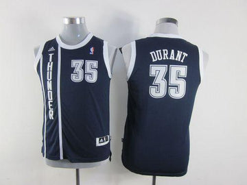 Kevin Durant Oklahoma City Thunder navy Alternate jersey