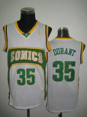 Kevin Durant Oklahoma City Thunder white jersey