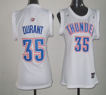 Kevin Durant Oklahoma City Thunder white Fashion jersey
