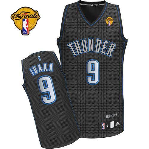 Serge Ibaka Oklahoma City Thunder black Fashion jersey