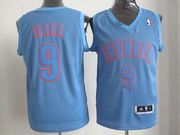 Serge Ibaka Oklahoma City Thunder blue Fashion jersey