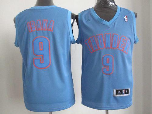 Serge Ibaka Oklahoma City Thunder blue Fashion jersey
