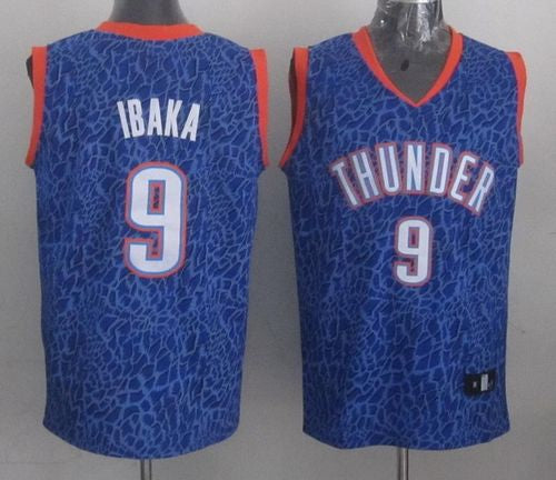 Serge Ibaka Oklahoma City Thunder blue jersey