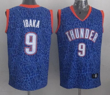 Serge Ibaka Oklahoma City Thunder blue jersey