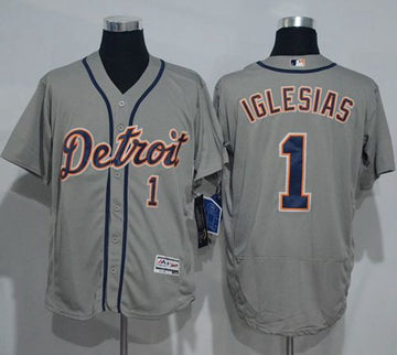 Jose Iglesias Detroit Tigers grey Authentic jersey