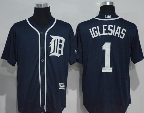 Jose Iglesias Detroit Tigers navy jersey