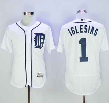 Jose Iglesias Detroit Tigers white Authentic jersey